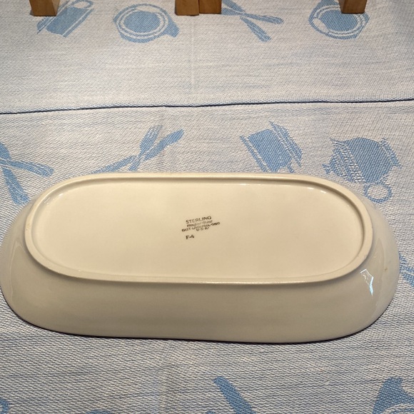 Sterling China relish dish made in East Liverpool Ohio - Picture 3 of 4